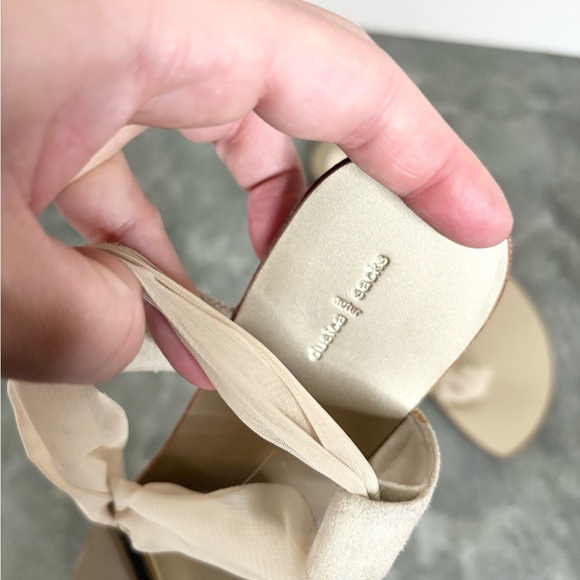 Dusica Sacks gold tan sandals size EU 36/ US 5.6-6 - Picture 4 of 5